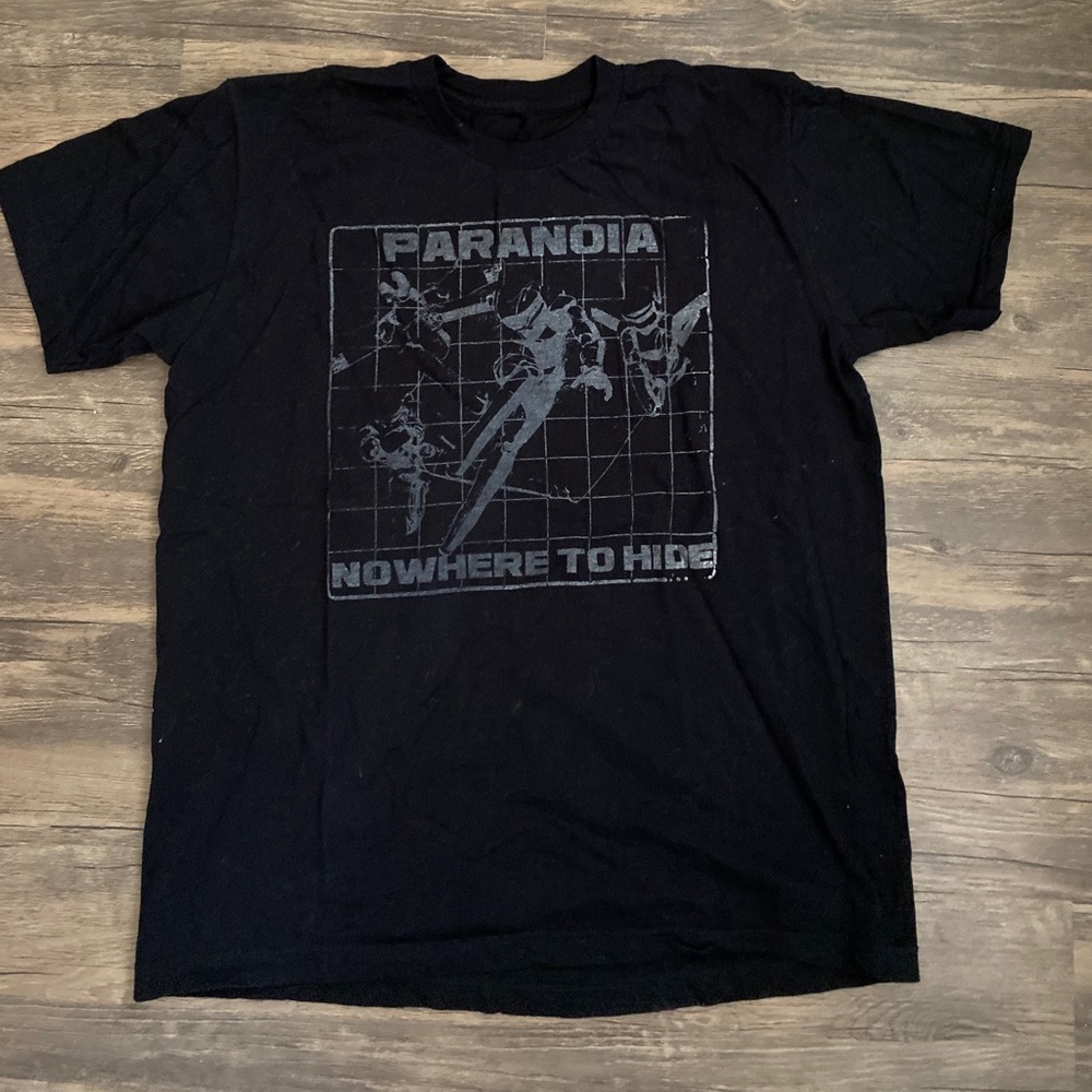 Exclusive Paranoia Disorder ‘Nowhere to hide’ tee